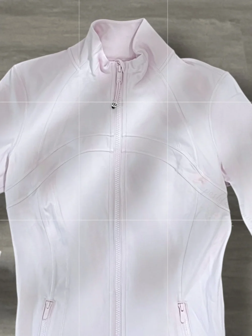 Lululemon Define Jacket Pink Organza Full Zip Yoga Athletic NWT - Picture 3 of 5